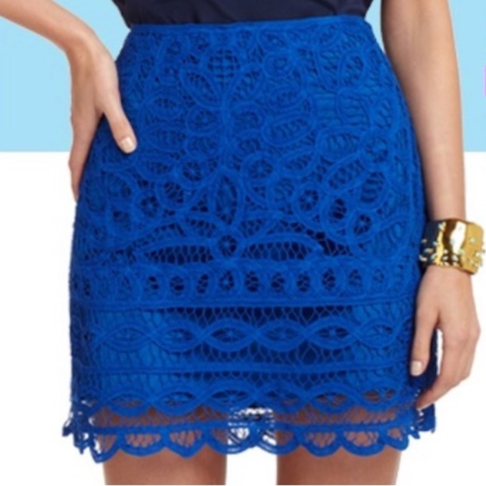 [Lilly Pulitzer] Gretta Skirt in Going Batty Blue